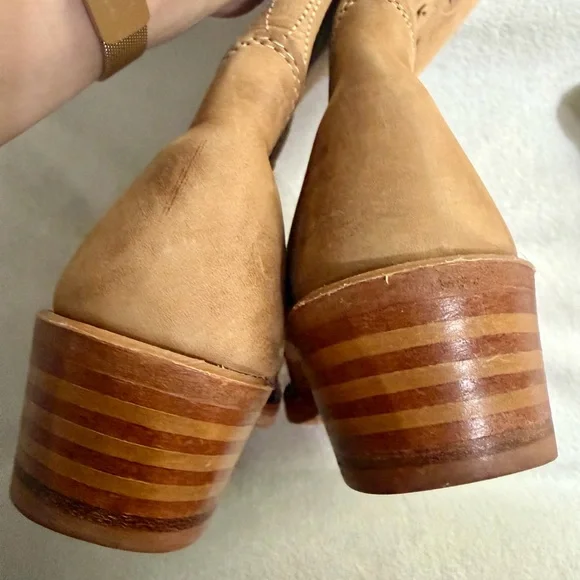 Vintage Frye Campus Western Boots Leather Rare size 9 1/2 9.5 - Picture 3 of 6